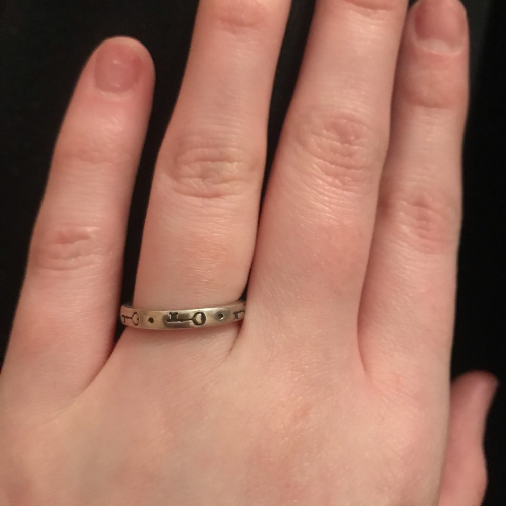 Key heart ring